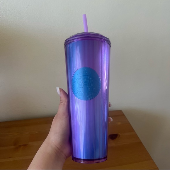 NWT Starbucks Summer 2022 Wisteria Kaleidoscope Dome Cold Cup/ Venti Tumbler ✨ - Picture 6 of 6